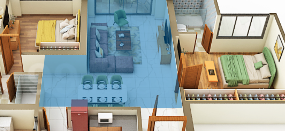 3 BHK Floor Plan