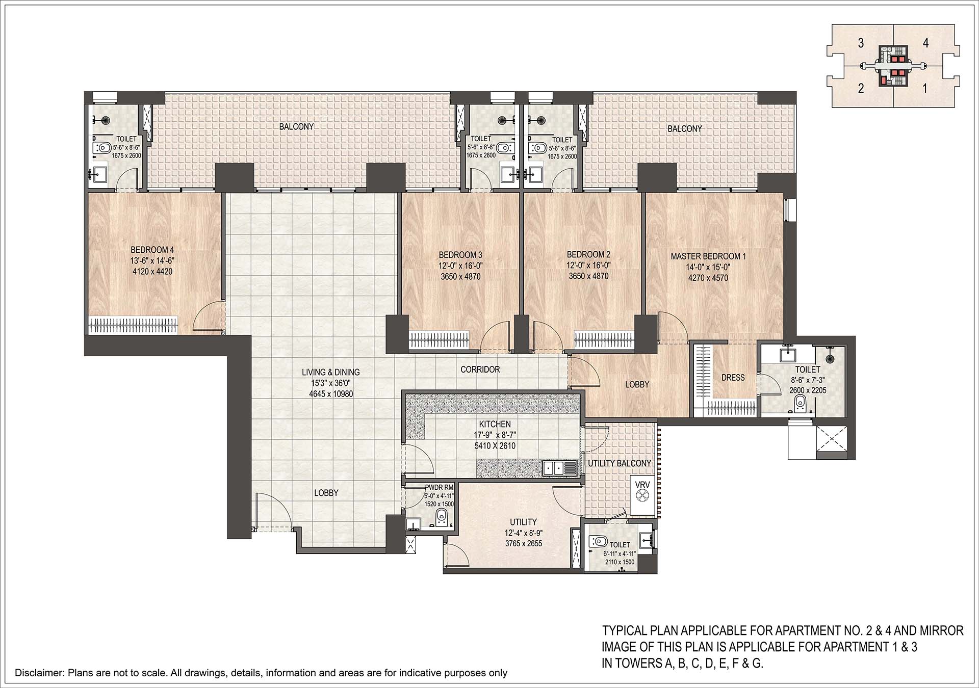 Penthouse Floor Plan
